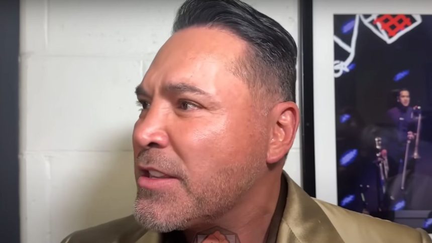 "De La Hoya Draws Line in Sand: 'This is War!' Against Turki Alalshikh's Boxing Onslaught!"
