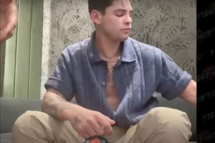 "Ryan Garcia's Presidential Tour? Fans Speculate as Boxer Bonds with Coach Prime Deion Sanders!"