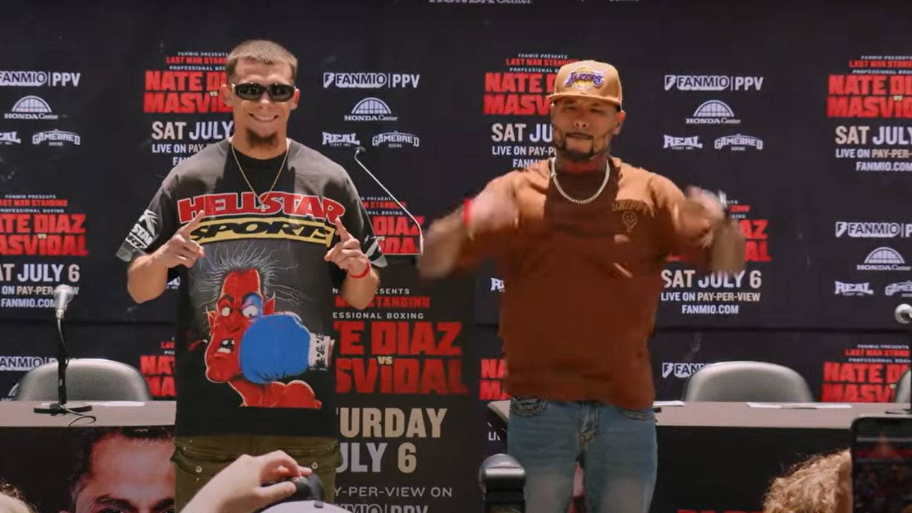 Jorge Masvidal and Nate Diaz