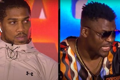 "Francis Ngannou's Bold Claim Sparks Fury in Tyson: Riyadh Press Conference Heats Up"