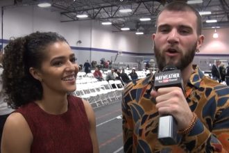 "In Defense of Family: Caleb Plant Stands by Wife Jordan Amidst Post-Fight Interview Controversy"
