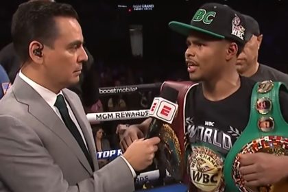 "Fiery Exchange: Shakur Stevenson Ready to Fight Fan Over Performance Critique!"
