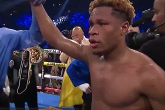 "Devin Haney Joins the Fray: Backs Alycia Baumgardner With $1 Million Bet Against Ryan Garcia!"