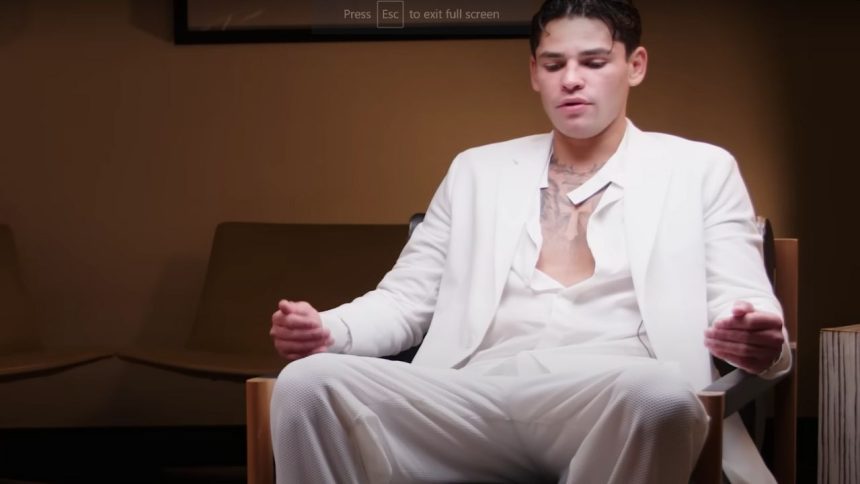 "Ryan Garcia's Fiery Threat to Boxing Fan Sends Shockwaves Through Social Media!"