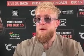 "Unleashing the Beast: Jake Paul's 230-lb Form Promises Explosive Power Against Iron Mike!"