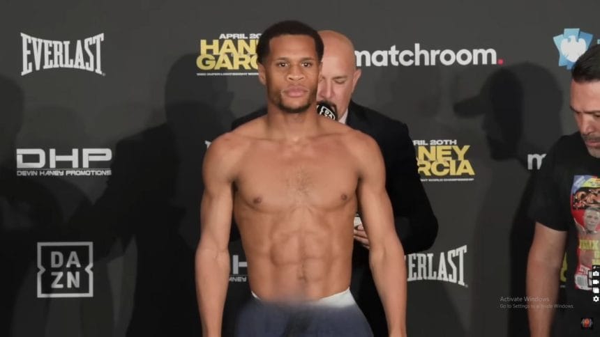 Where is Devin Haney after losing to Ryan Garcia?