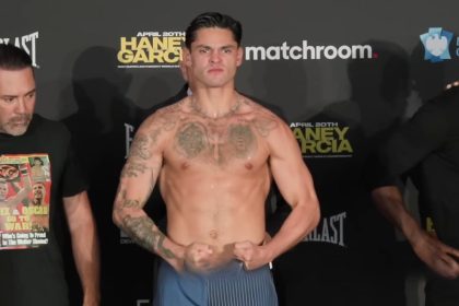 Ryan Garcia gave Gervonta Davis an invitation and showed off his weight