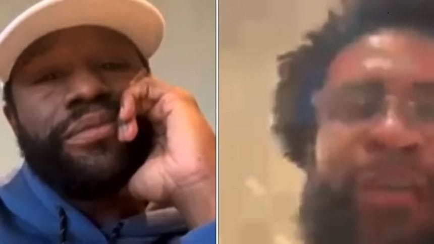 Mayweather and Bill Haney had a powerful (and healing?) video chat.