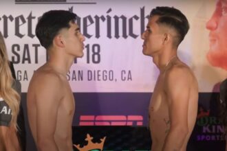 "Navarrete’s Leap to Lightweight: Will He Conquer Berinchyk for the WBO Title?"
