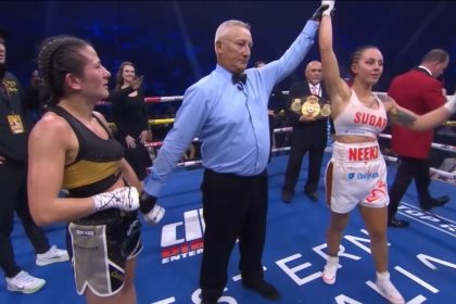 Broadcaster Lets it out's 'All On Me' After Mistake Declaring Incorrectly Champ In Hughes-Johnson Conflict