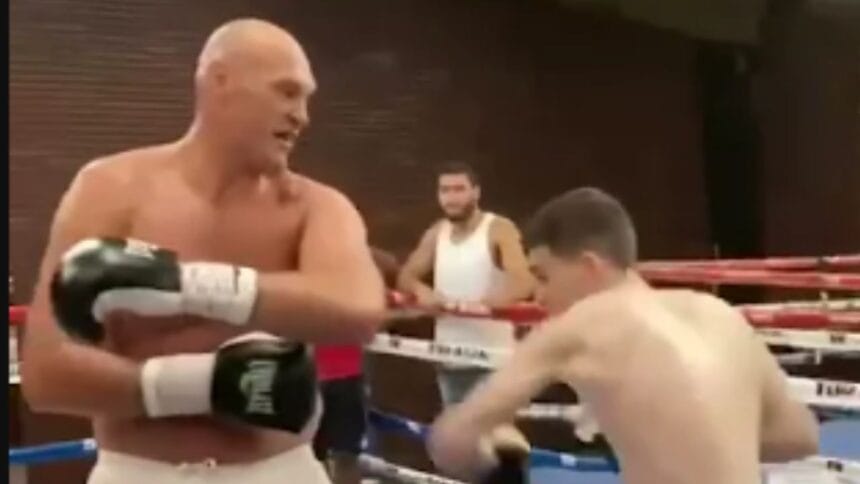 "Tyson Fury’s Shocking Night Out: Security Escort Raises Eyebrows"