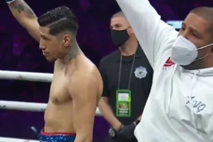 "Fernando Vargas Jr. Stuns with First-Round TKO Over Cordones in Boxing Spectacle"