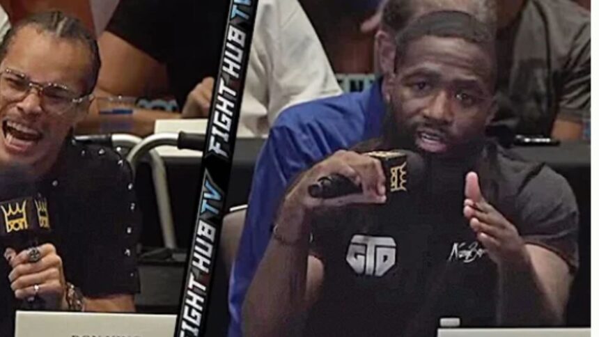 "Adrien Broner Threatens to Shoot Opponent at Press Conference: Chaos Unfolds"