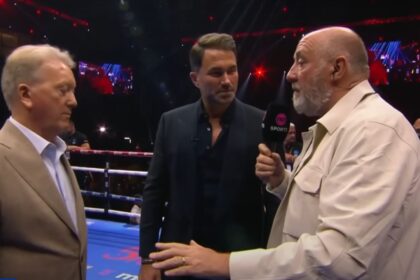 "Victory at 30,000 Feet: Frank Warren Mocks Eddie Hearn After Riyadh Clean Sweep"