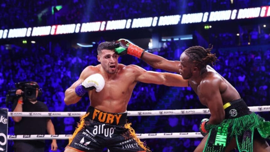 "Soccer Aid Drama: KSI and Tommy Fury's Clash Steals the Show, Sparks Rematch Rumors"