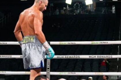 "Against All Odds: Benavidez Fights Through Pain to Defeat Gvozdyk"