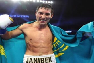 "Knockout Kings Clash: Janibek Alimkhanuly vs. Andrei Mikhailovich Heat Up Vegas Showdown"