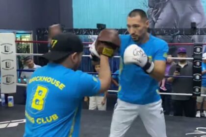 "Janibek Alimkhanuly's Middleweight Reign in Jeopardy After Weight Cut Collapse"