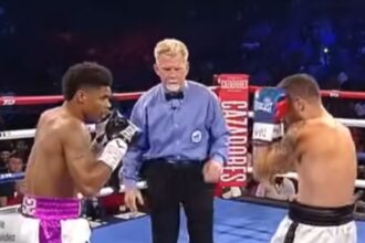 "Stevenson Faces Criticism for Opponent Choice in First Title Defense"