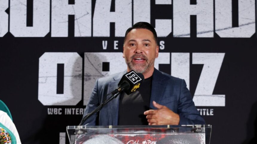 "Oscar De La Hoya Drops Bombshell: Why He Rejected Signing Shakur Stevenson"