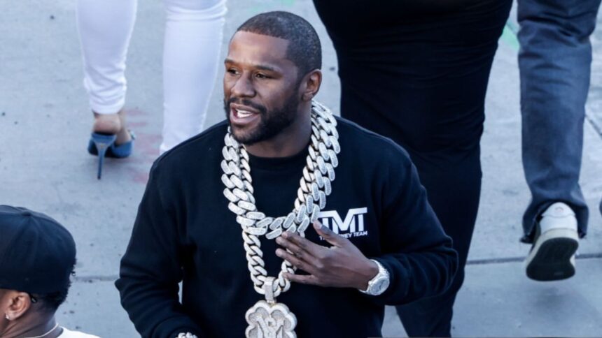 "Silent Storm: Mayweather's Bold Move Amid Garcia's Controversy"