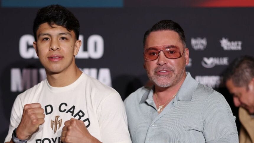 Oscar De La Hoya Sets High Stakes for Shakur Stevenson’s Future: Zepeda Fight Conditional on Golden Boy Deal
