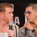 “Canelo and Berlanga Nearly Come to Blows at Explosive LA Press Conference”