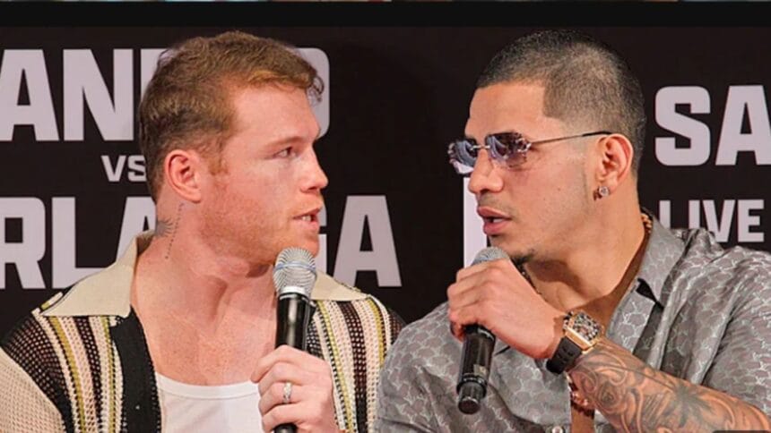 “Canelo and Berlanga Nearly Come to Blows at Explosive LA Press Conference”