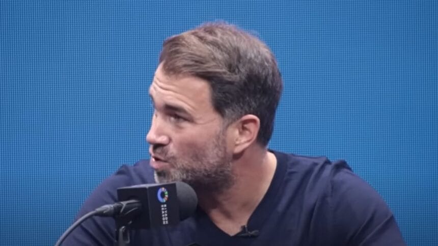 “Eddie Hearn’s Bold Defense: Why He Believes Madrimov Was Robbed Against Crawford”
