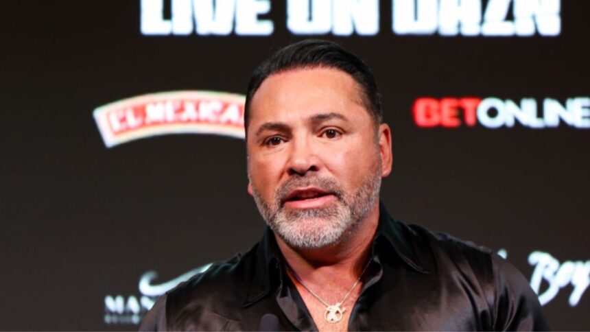 “Oscar De La Hoya Reveals Startling Truth Behind Infamous Fishnet Lingerie Photos: The Setup Exposed!”