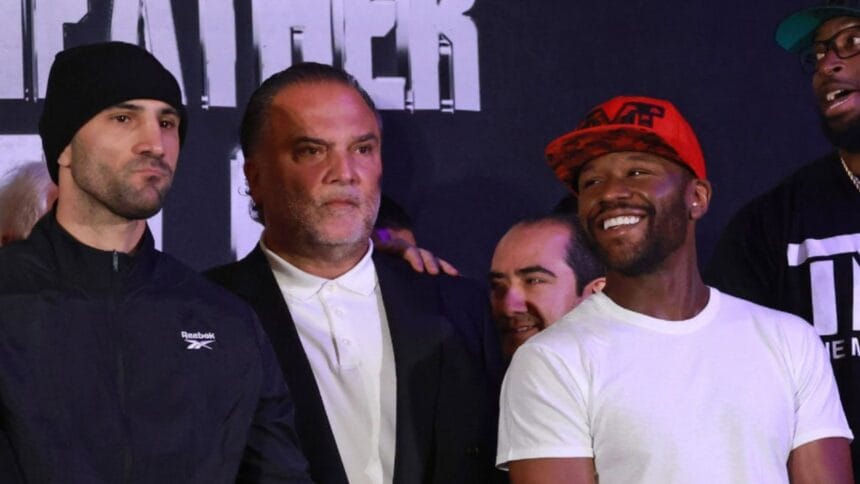 “Floyd Mayweather’s ‘No-Win’ Dilemma: Why an Exhibition Match with Chavez Sr. Might Be a Risky Move”