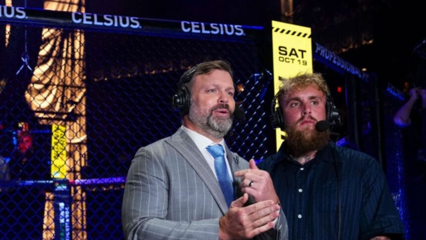 “Jake Paul’s Hilarious Attempt at Playing Dana White During Ngannou-Ferreira Faceoff Goes Viral!”