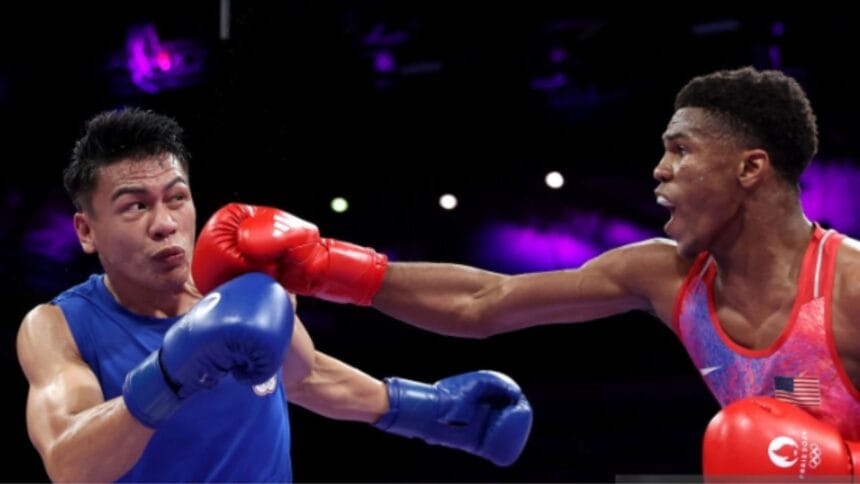 "Omari Jones’ Emotional Farewell: A Battle Fought Beyond the Ring at Paris 2024"